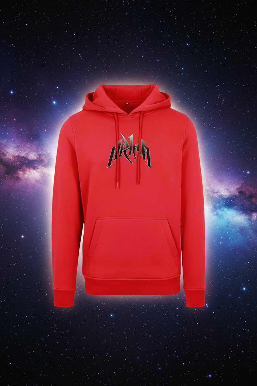 HEDRA Red Logo Hoodie